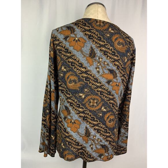 Medium Truworths Women's Boho Chic Beaded V-Neck Shirt South Africa Rayon - Picture 9 of 9